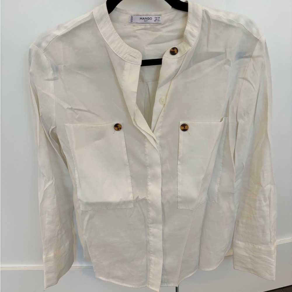Mango Button Down Blouse - image 2